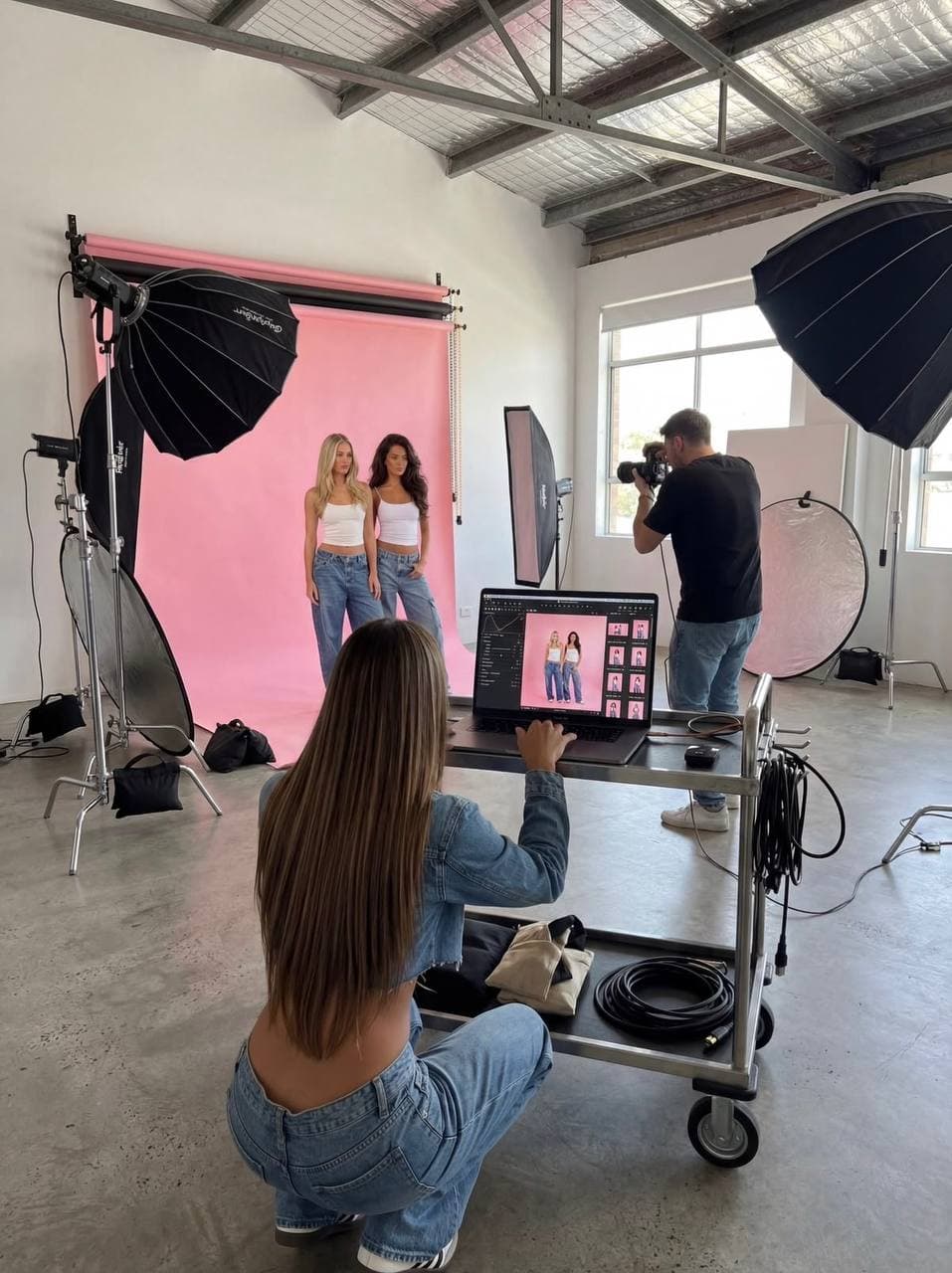 Creator behind the scenes